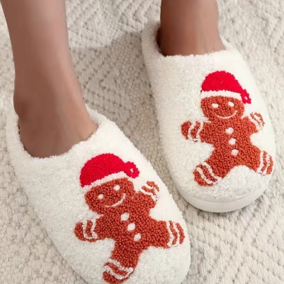 COPY - New soft Gingerbreadman man slippers thru 10 available see al… - Picture 3 of 4